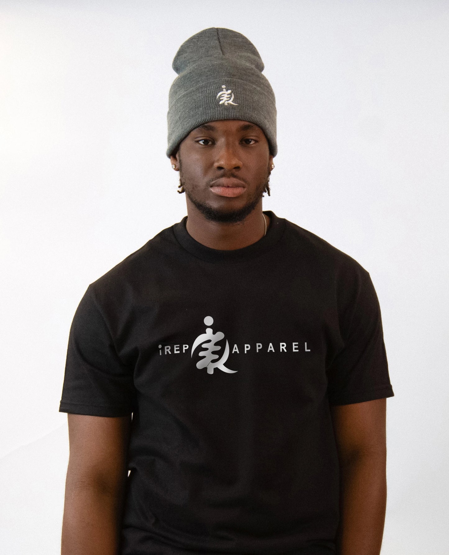 iREP Grey iCon Beanie