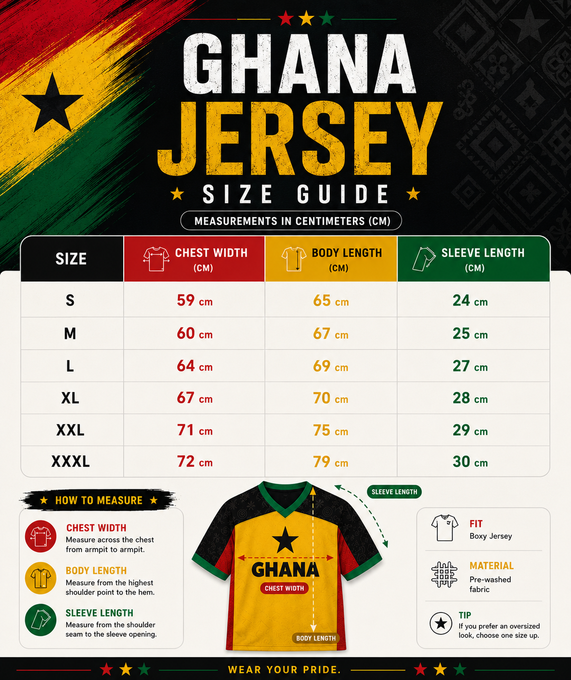 iRep Ghana National Colors Jersey